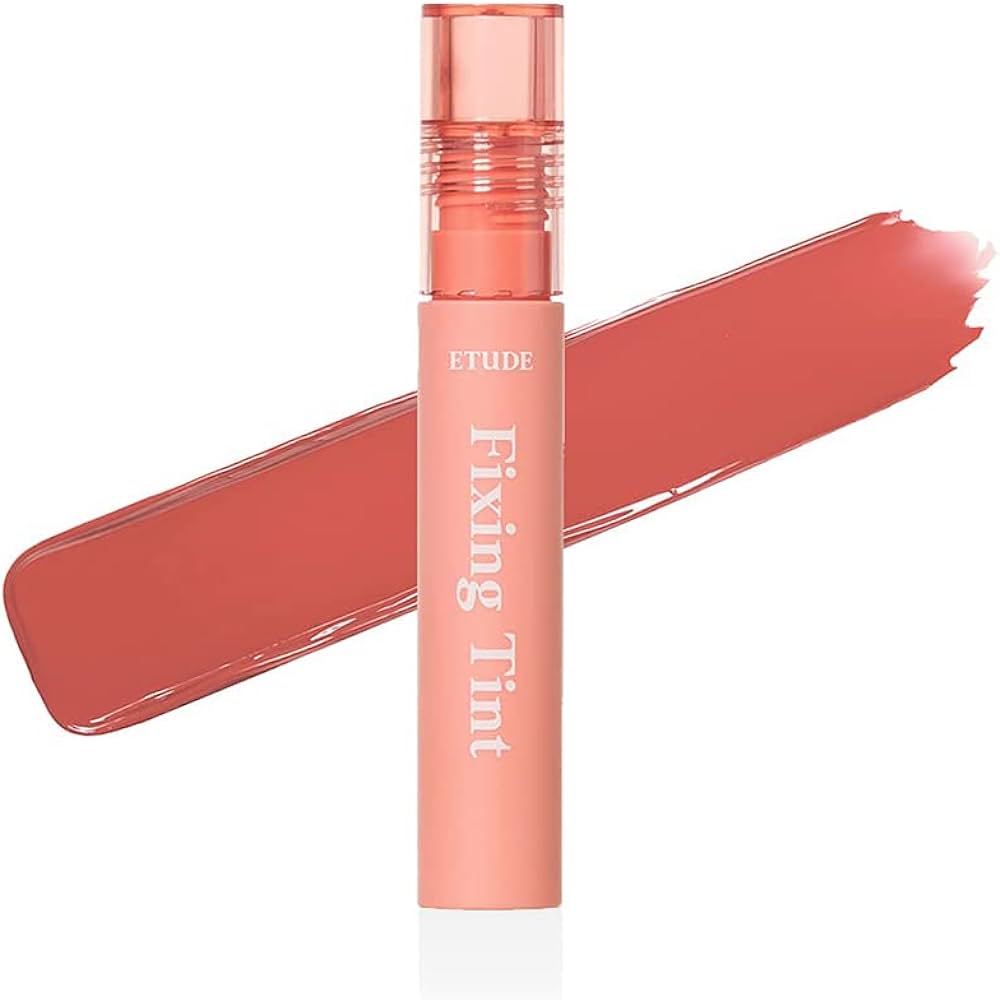 Etude Fixing Tint #03 Mellow Peach | Long Lasting High Pigmented Liquid Lipstick